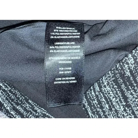 Alice + Olivia  Midi Dress Gray Faux Wrap V-neck Front Slit Back Minimalist Sz 0 - Picture 5 of 5